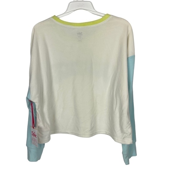 NWT JUSTICE Girl’s 2-Piece Pajamas Sz Large (12/14) Multi Colors Long Sleeves - Picture 5 of 14